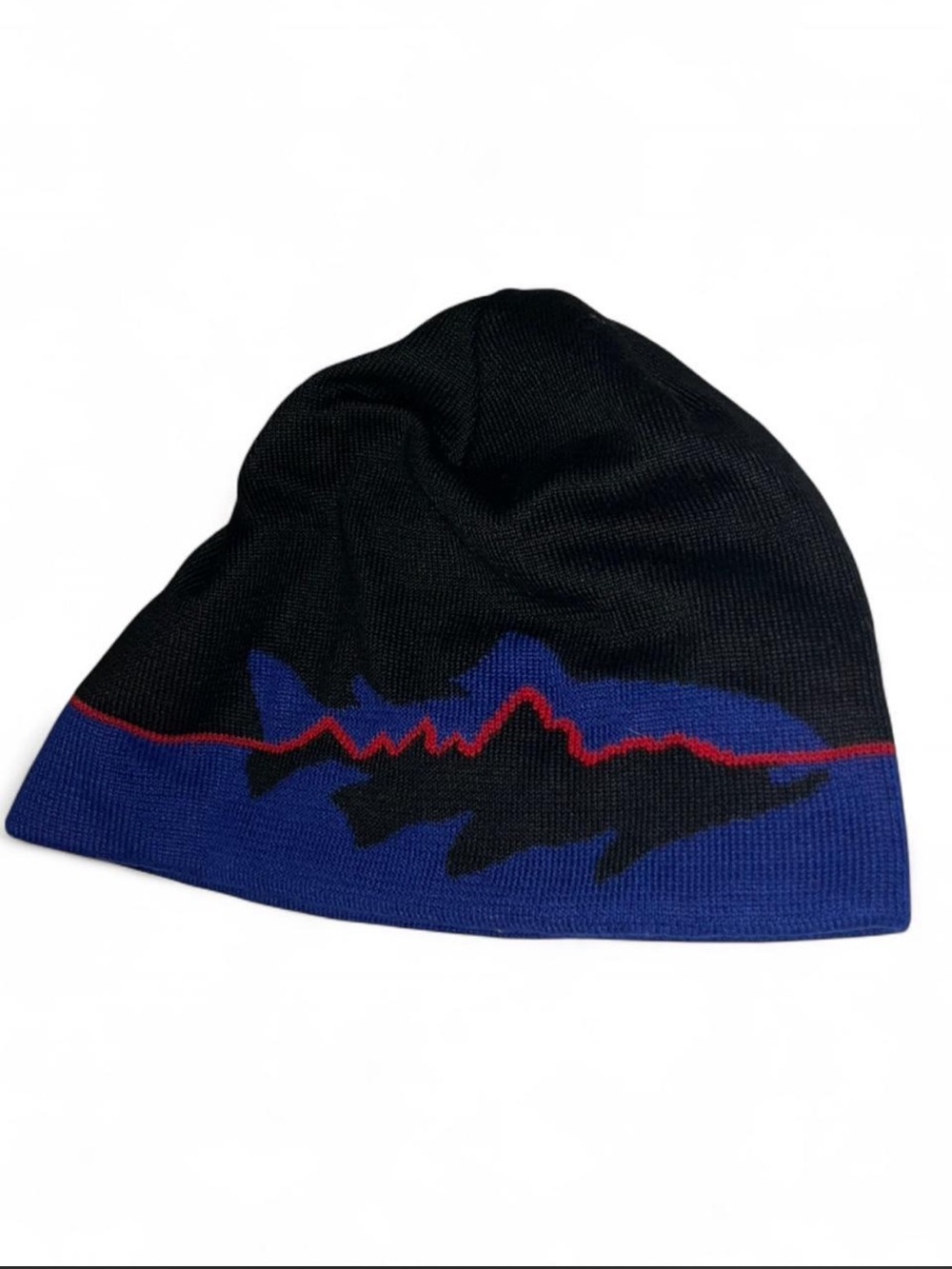 Rare Discontinued Fitzroy Trout Fish Patagonia Beanie Hat LTD Collection Acce
